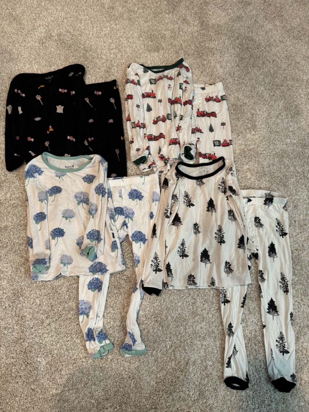 Pick your piece: Kyte Baby Long Sleeve PJ- 2T